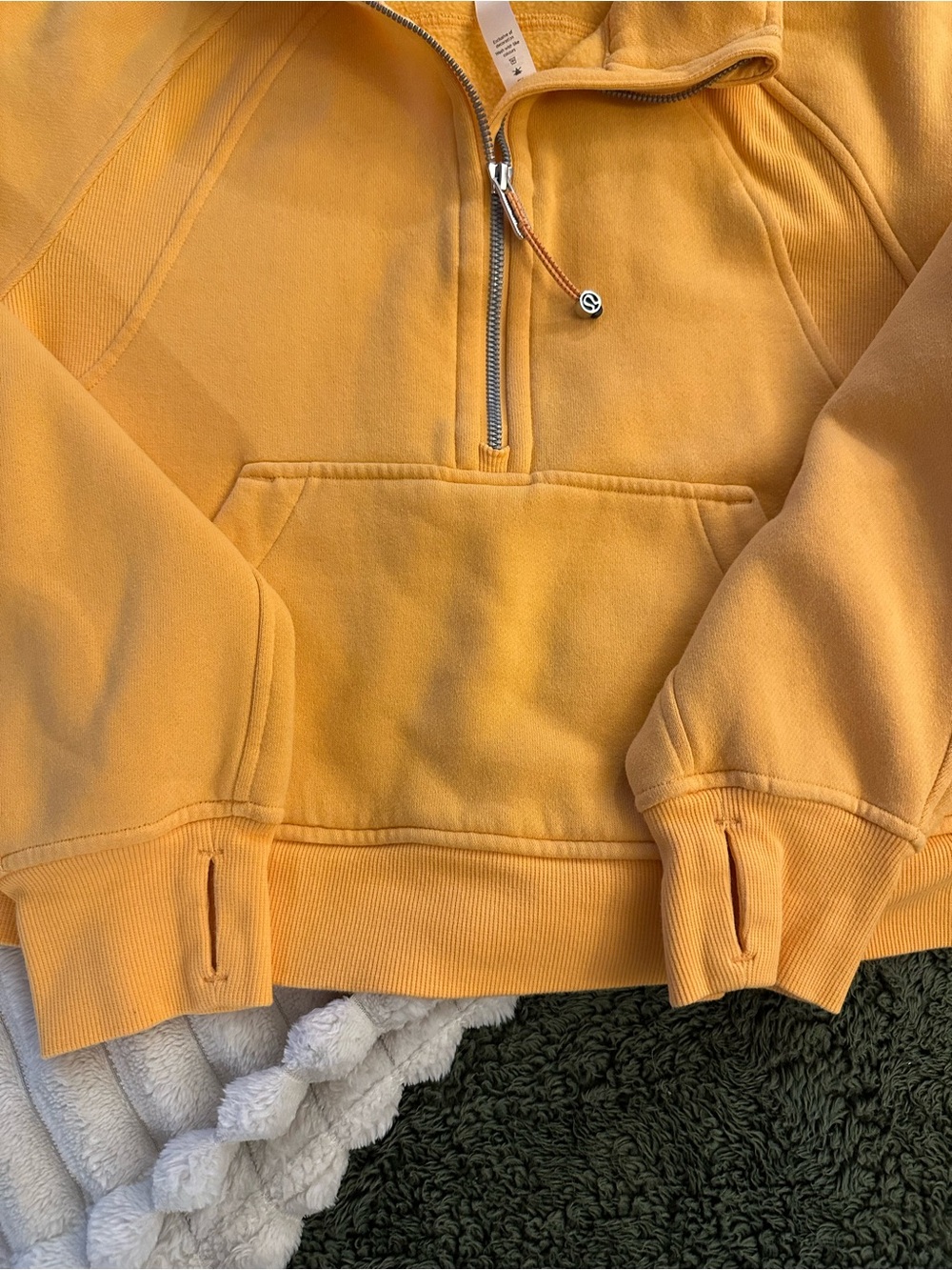 Lululemon Mango Half-Zip Scuba Hoodie - Picture 3 of 12